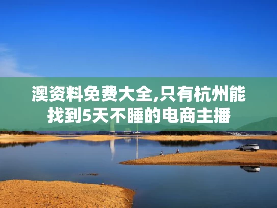 澳资料免费大全,只有杭州能找到5天不睡的电商主播