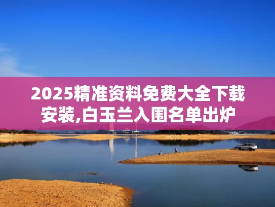 2025精准资料免费大全下载安装,白玉兰入围名单出炉